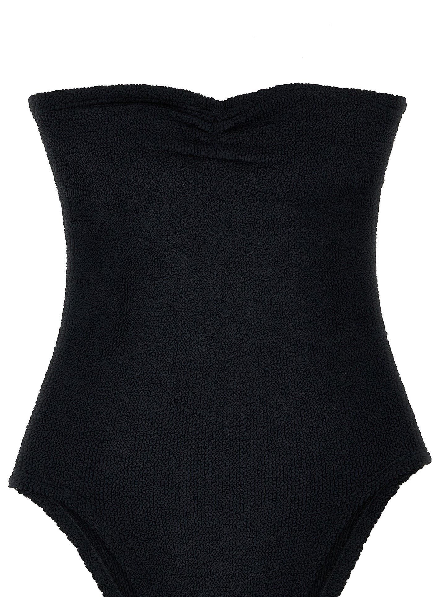 Hunza G Black Polyamide One-Piece Swimsuit