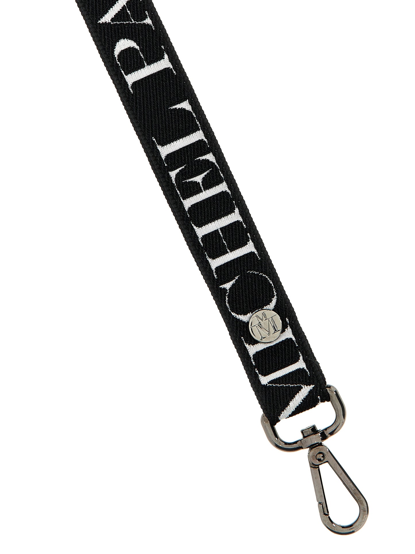 Maison Michel Bicolor Cotton Keychain