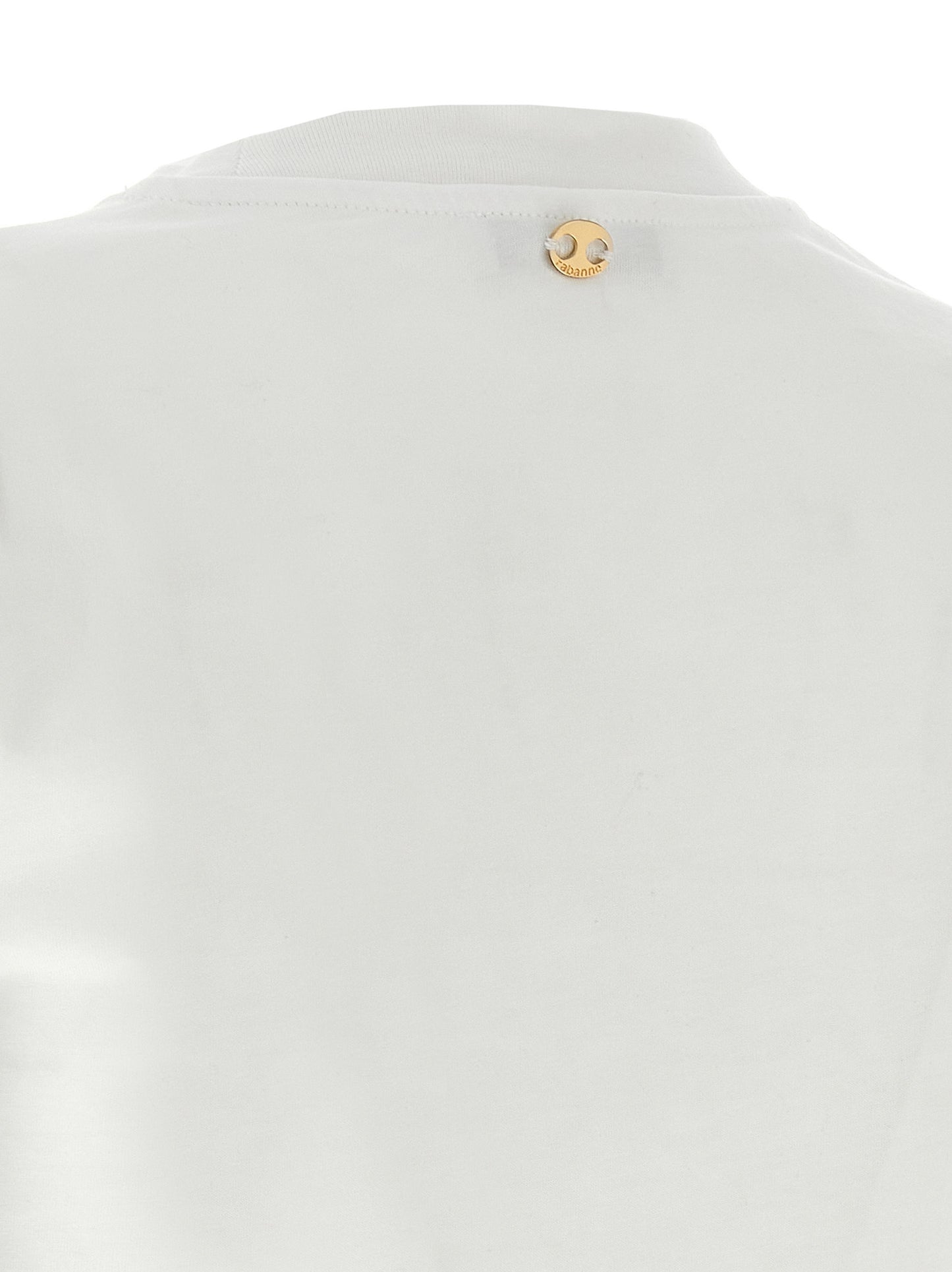 Paco Rabanne White Cotton T-Shirt
