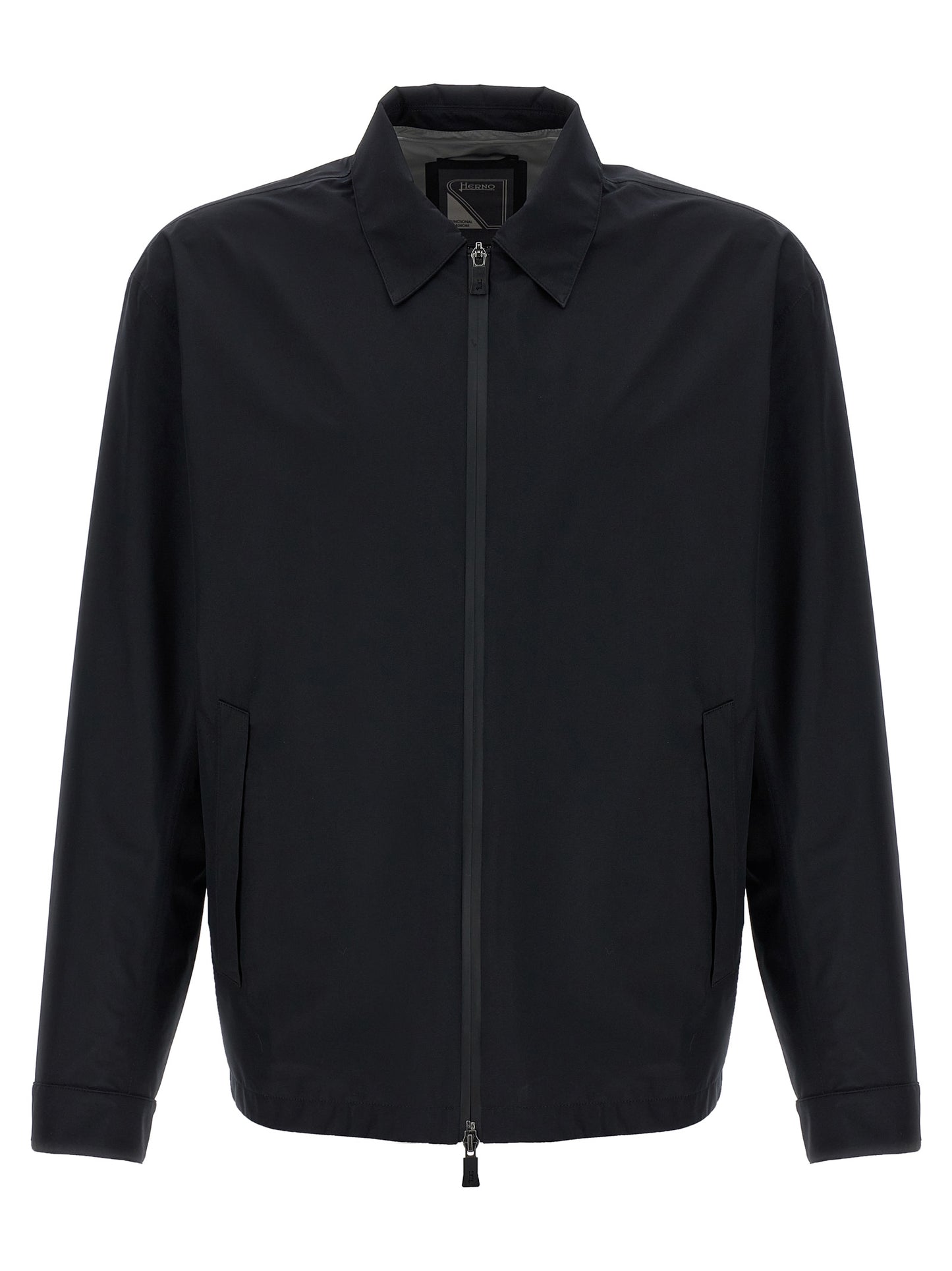 Herno Black Polyester Shell Jacket