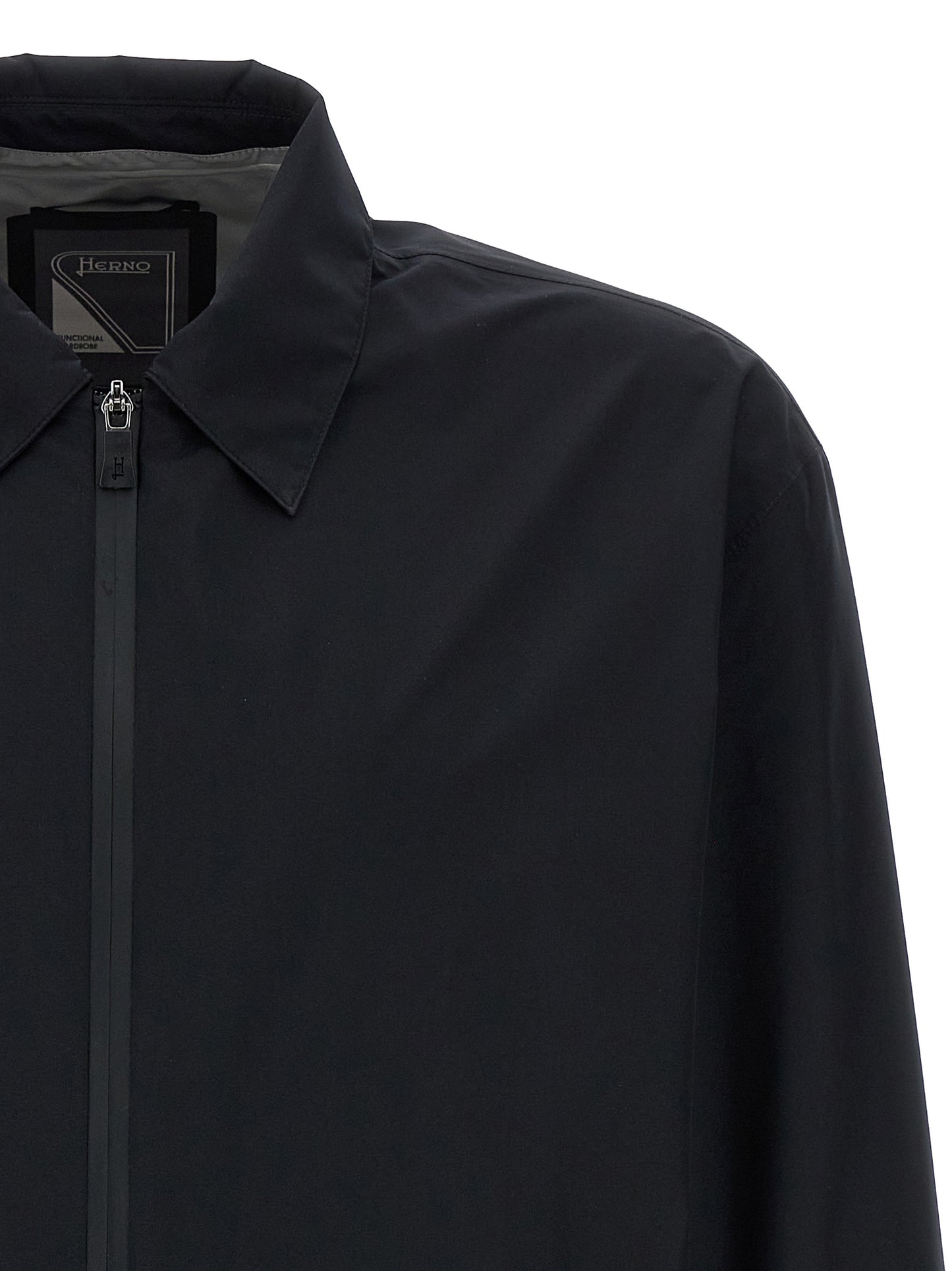 Herno Black Polyester Shell Jacket