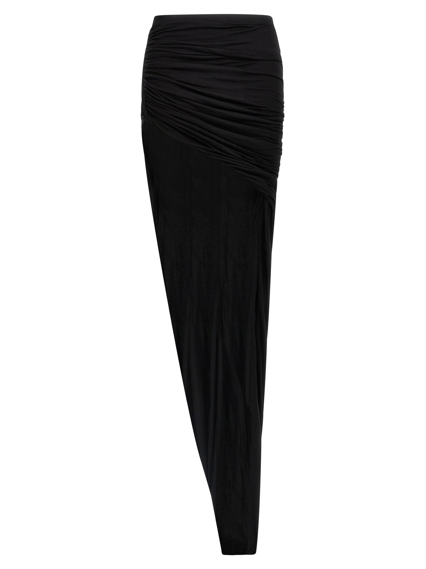 DRKSHDW Black Cotton Mini Skirt