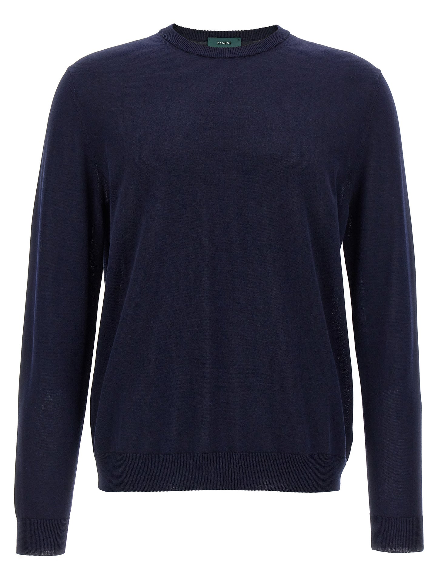 ZANONE Blue Cotton Cardigan