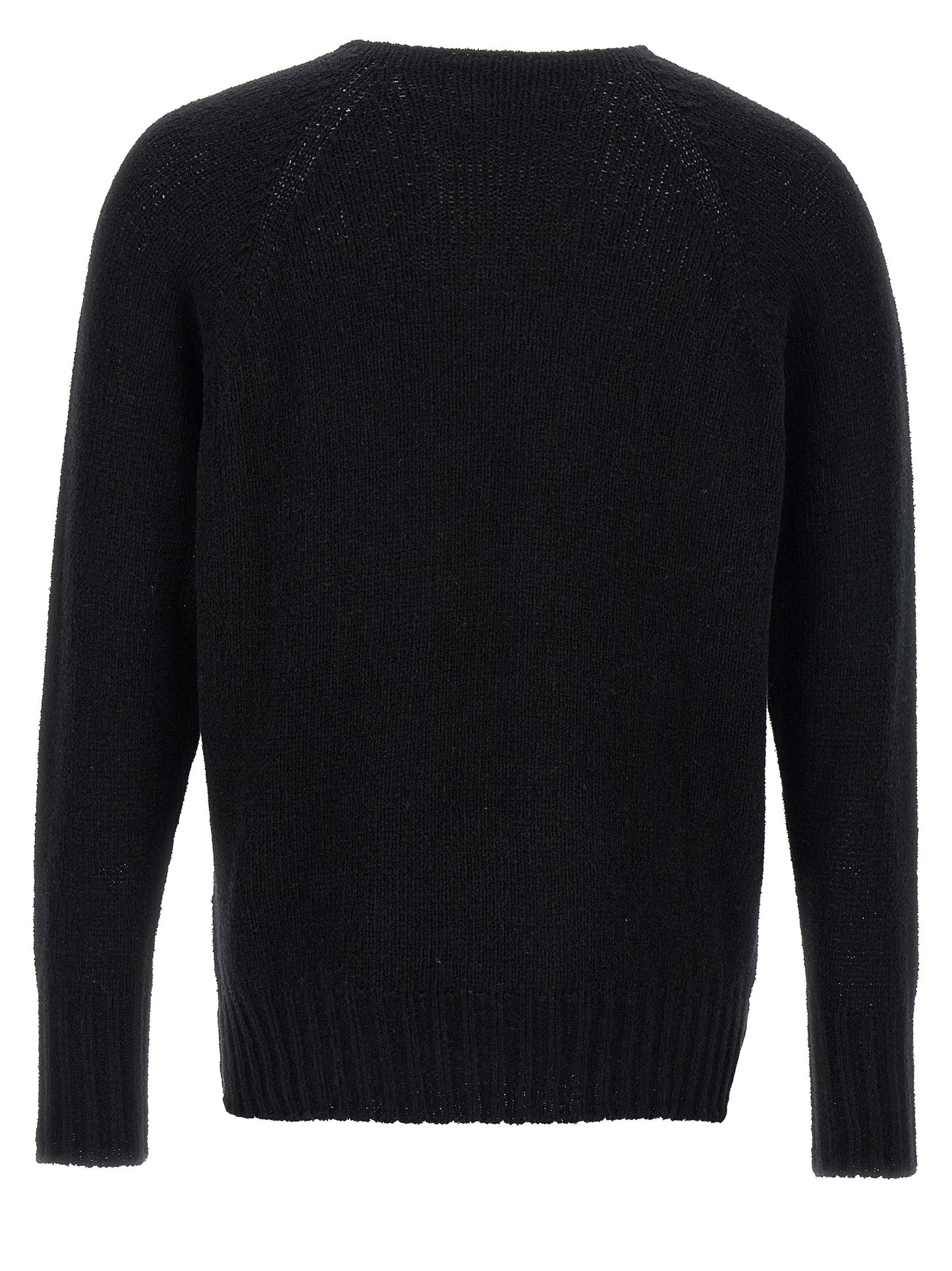 MA'RY'YA Black Cotton Cardigan