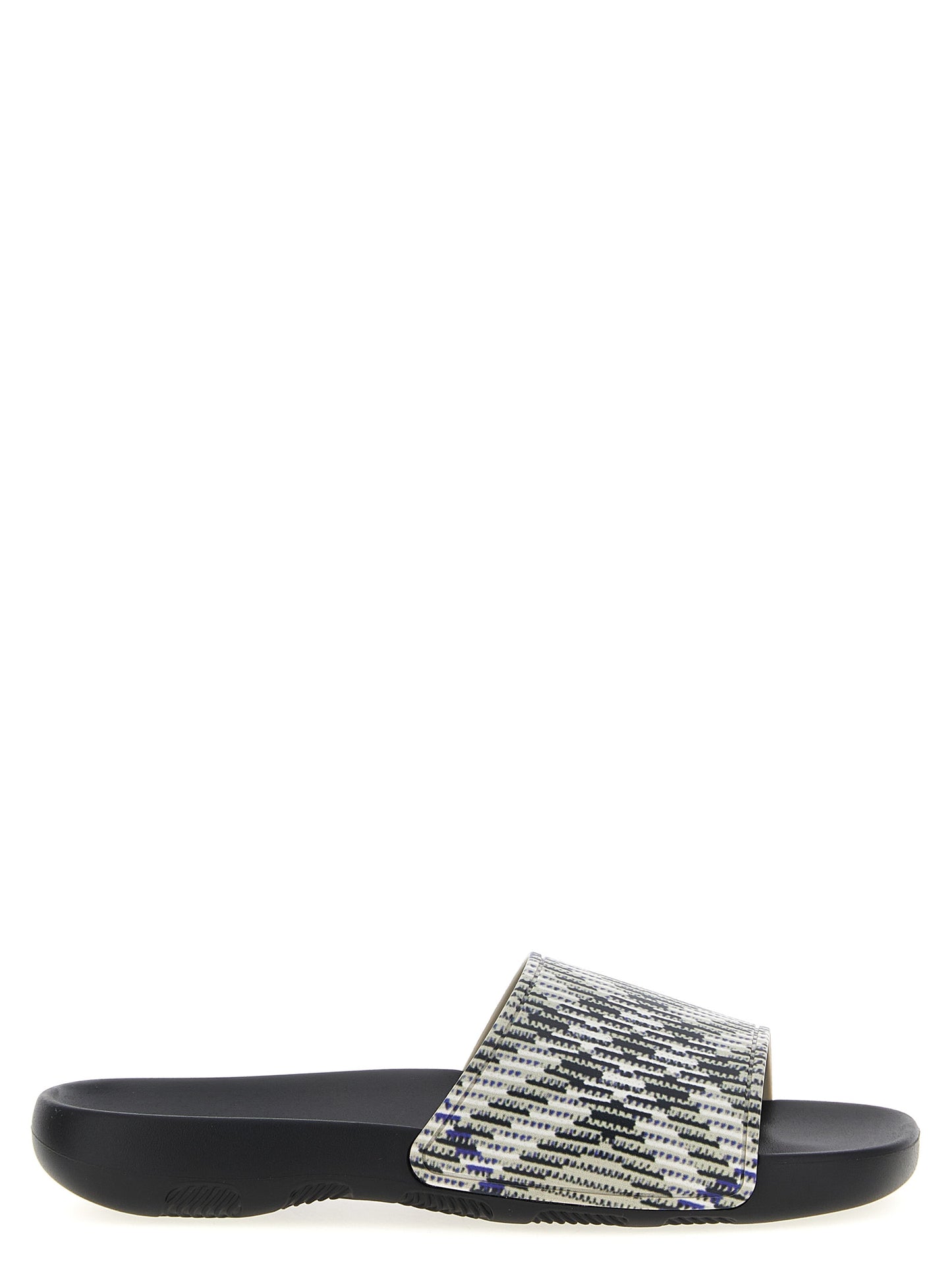 Burberry Multicolor Polyurethane Slides