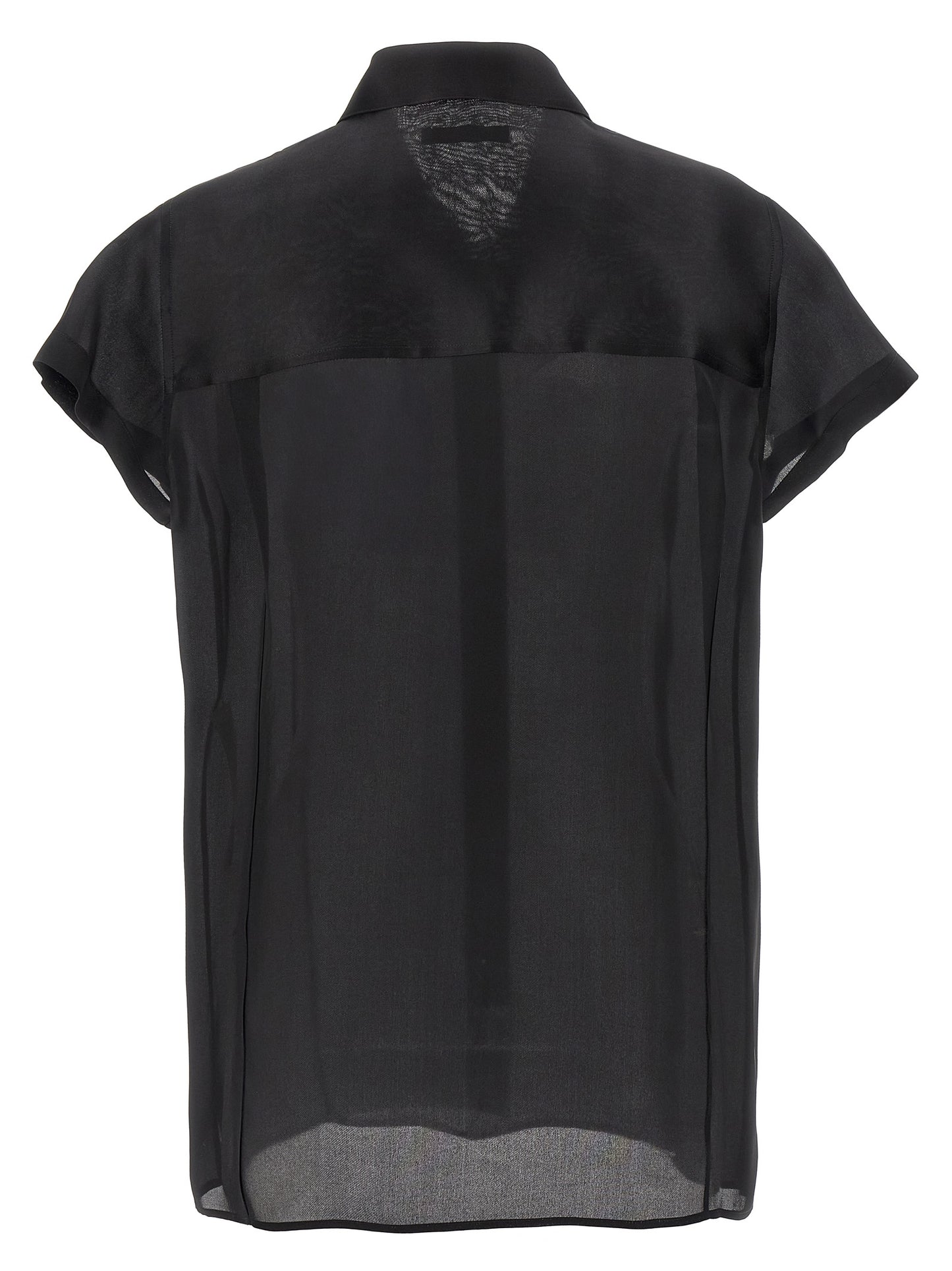 Khaite Black Silk Blouse