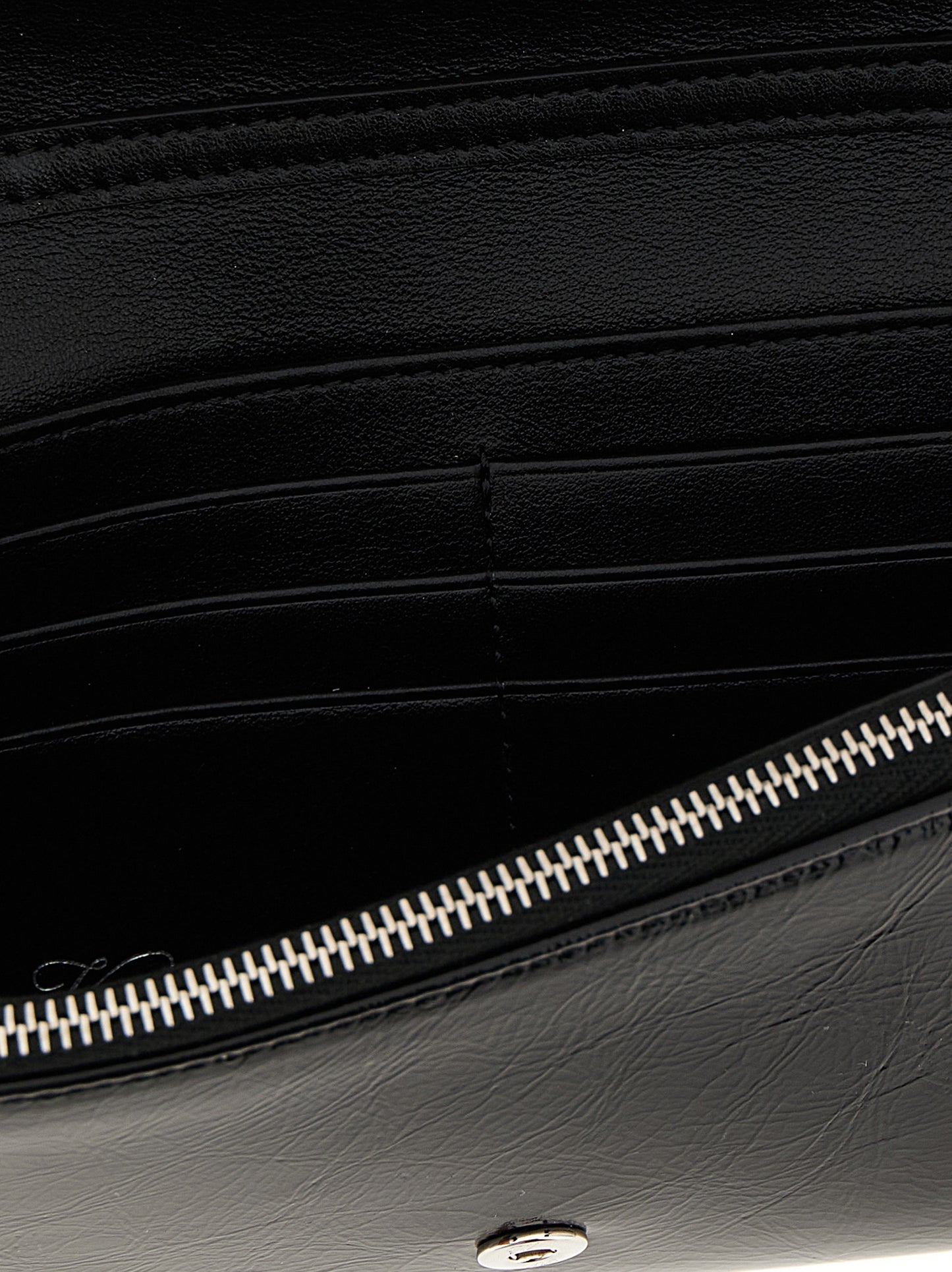 Roger Vivier Black Calfskin Cardholder