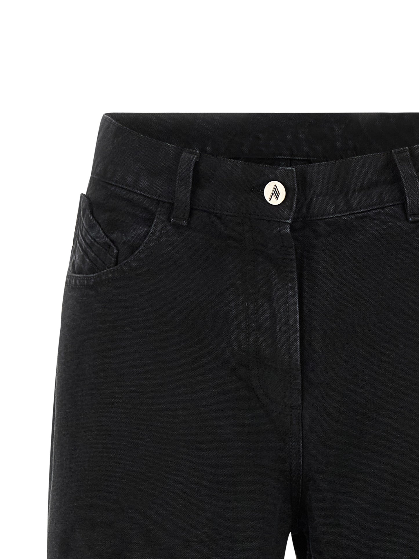 The Attico Black Cotton Jeans Denim