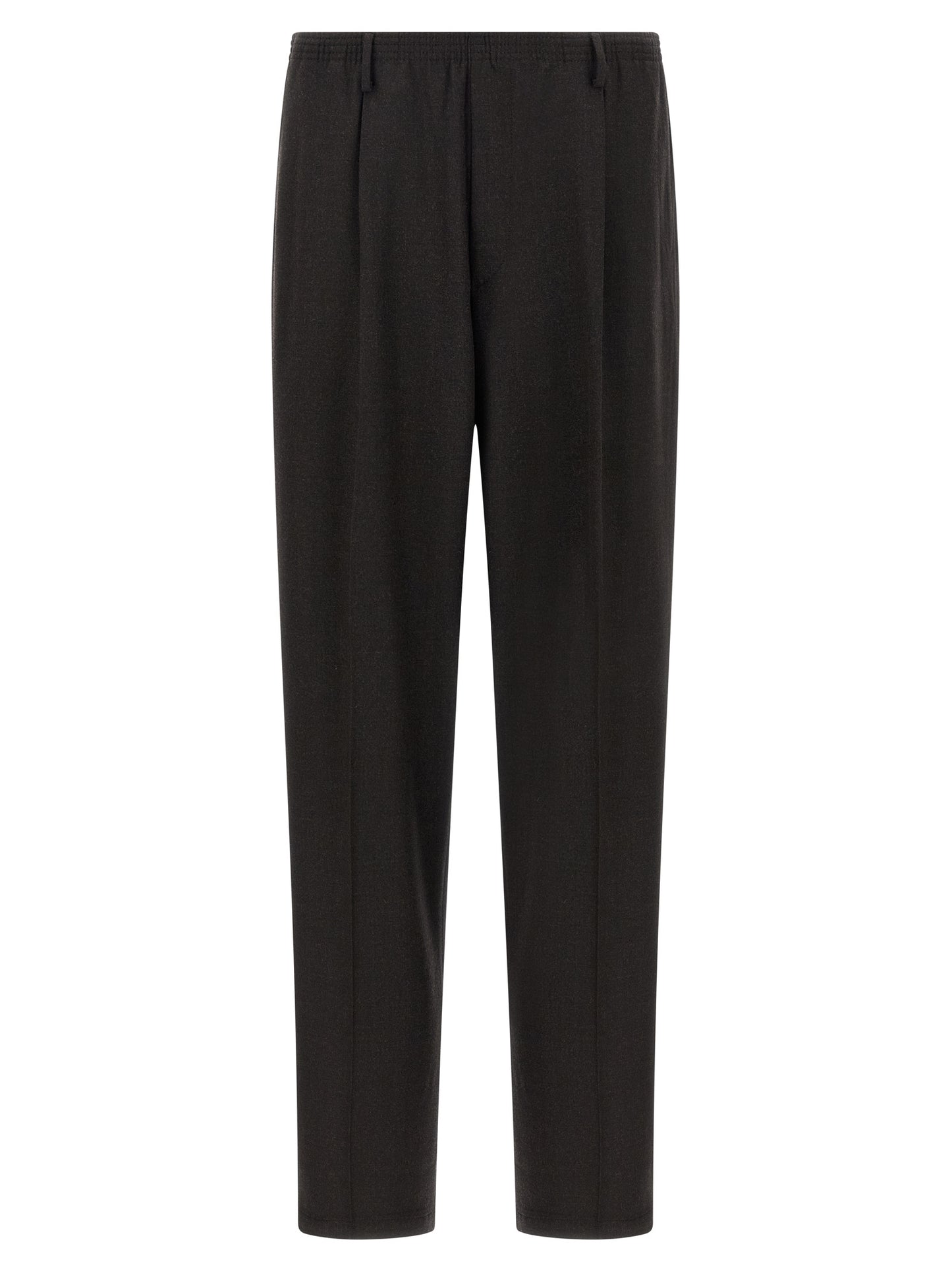 CELLAR DOOR Brown Wool Casual Pants