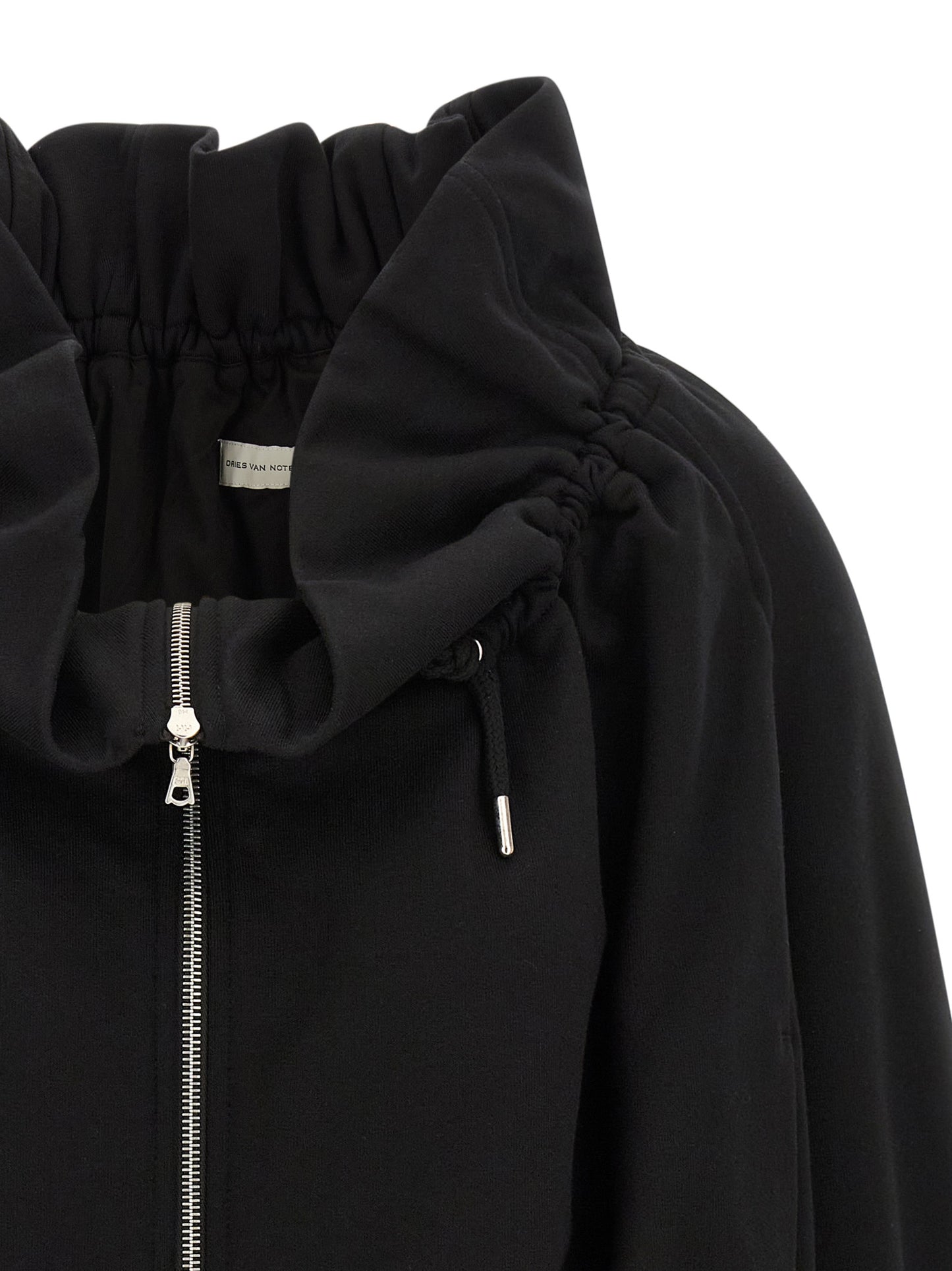 Dries Van Noten Black Cotton Sweatshirt