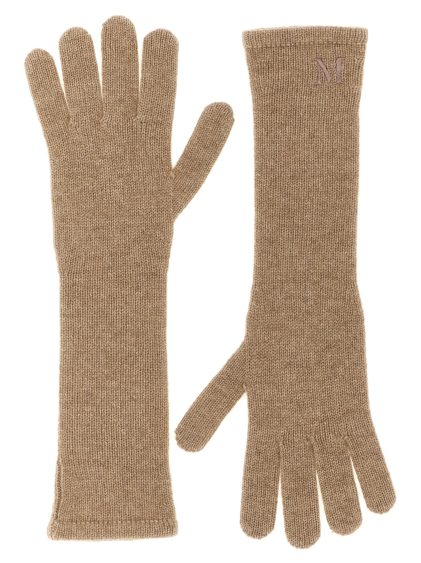 Max Mara Beige Cashmere Gloves