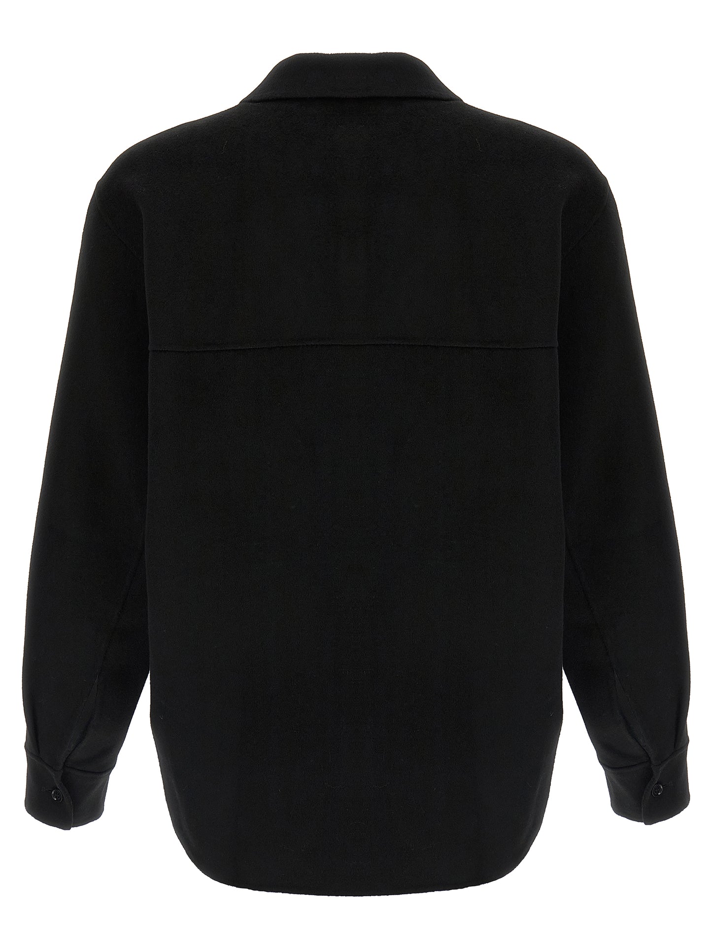 SÉFR Black Wool Blouse