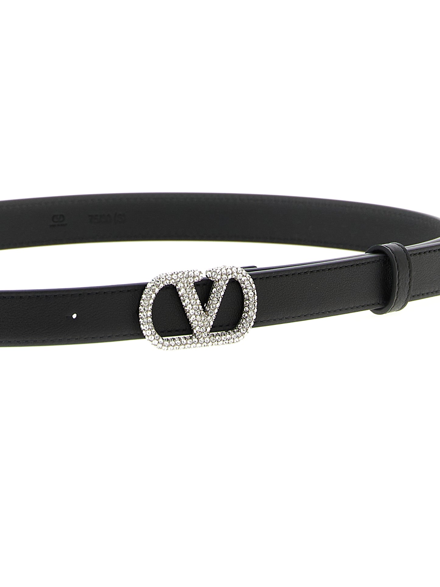 Valentino Garavani Black Calfskin Regular Belt