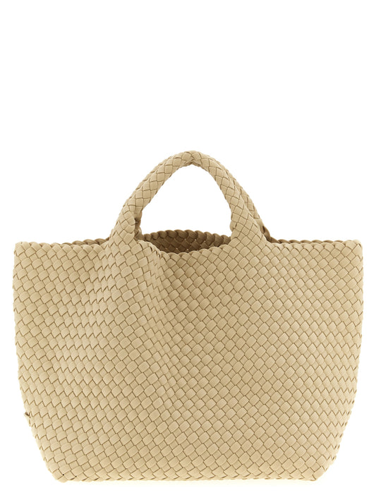 NAGHEDI Beige Neoprene Tote Bag