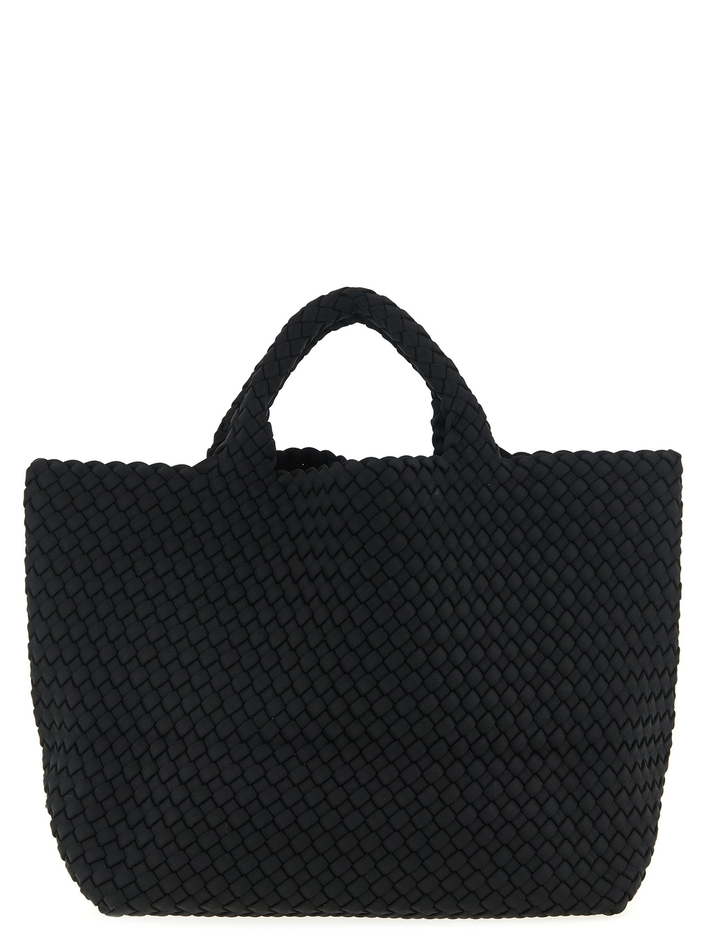 NAGHEDI Black Neoprene Tote Bag