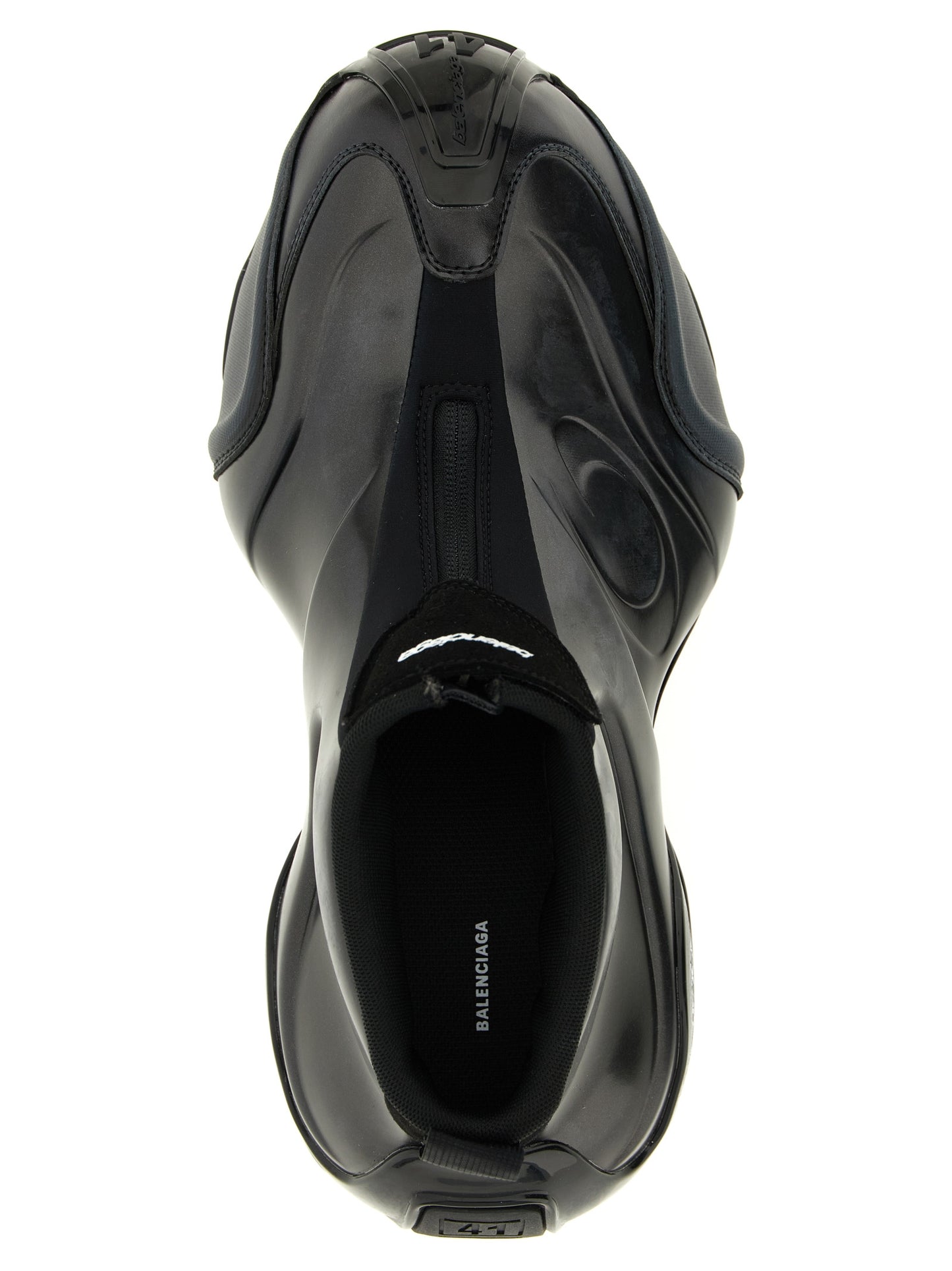 Balenciaga Black Polyester Athletic Sneakers