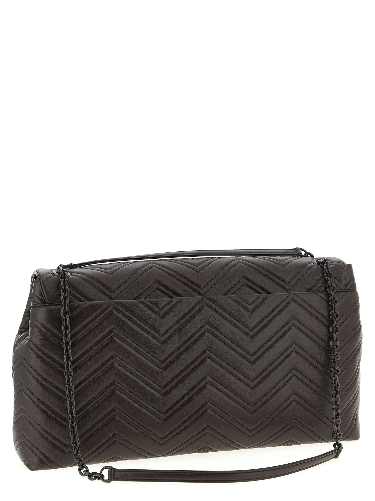 Gucci Brown Calfskin Shoulder Bag