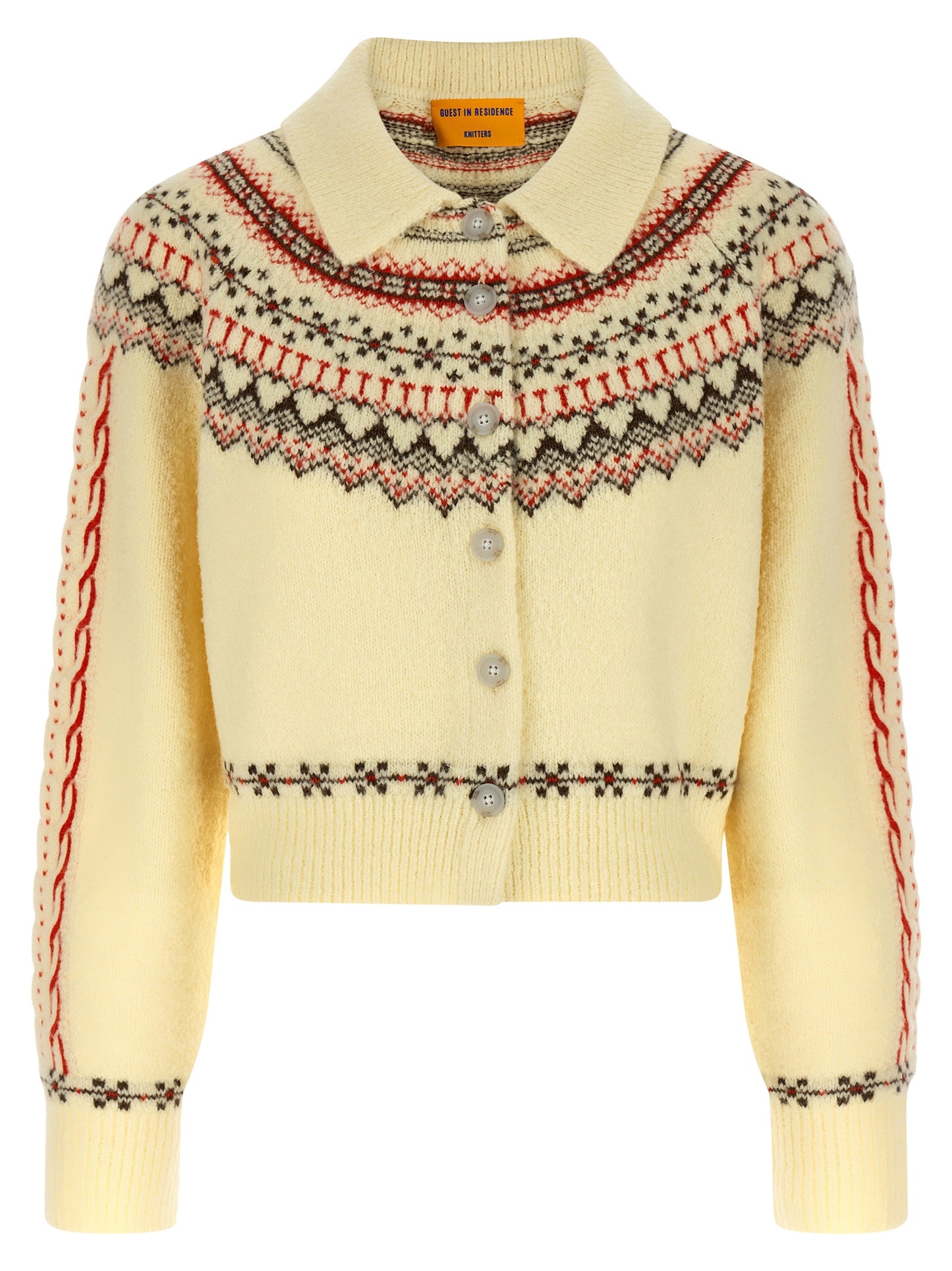 Guest in Residence Multicolor Wool Cardigan