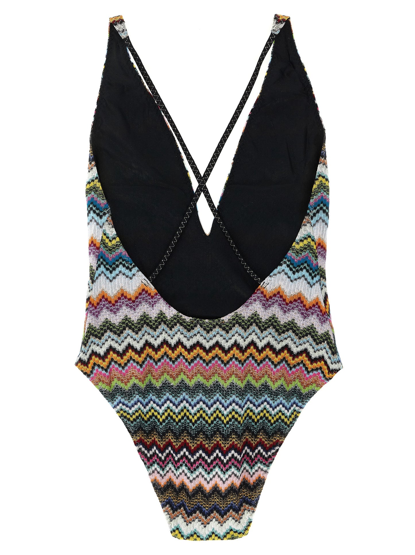 Missoni Multicolor Viscose One-Piece Swimsuit