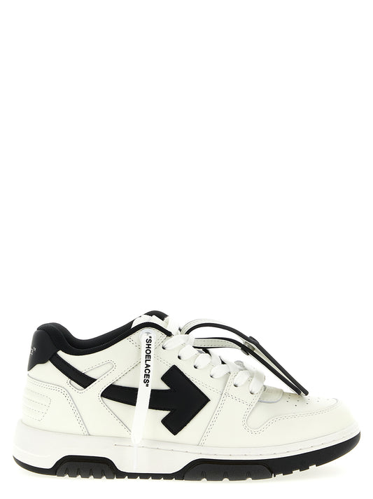 Off-White Bicolor Calfskin Low Top Sneakers