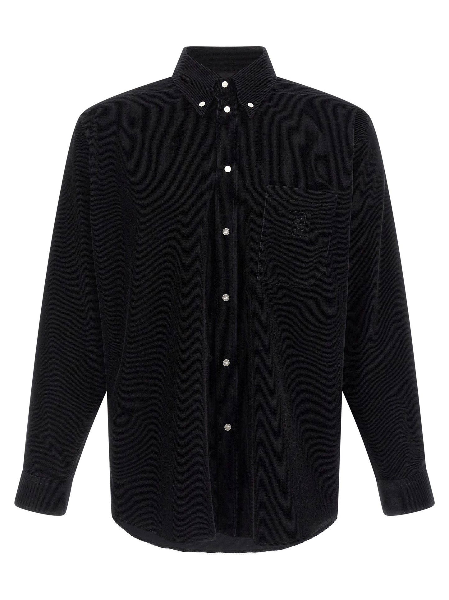Fendi Black Cotton Blouse