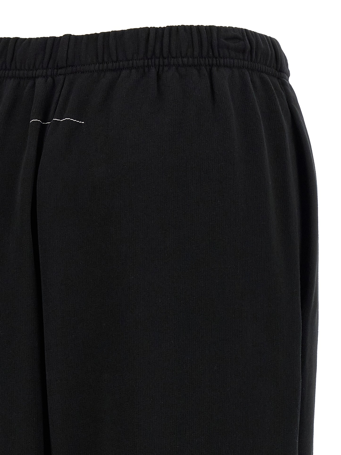 MM6 Maison Margiela Black Cotton Joggers (Workout Pants)