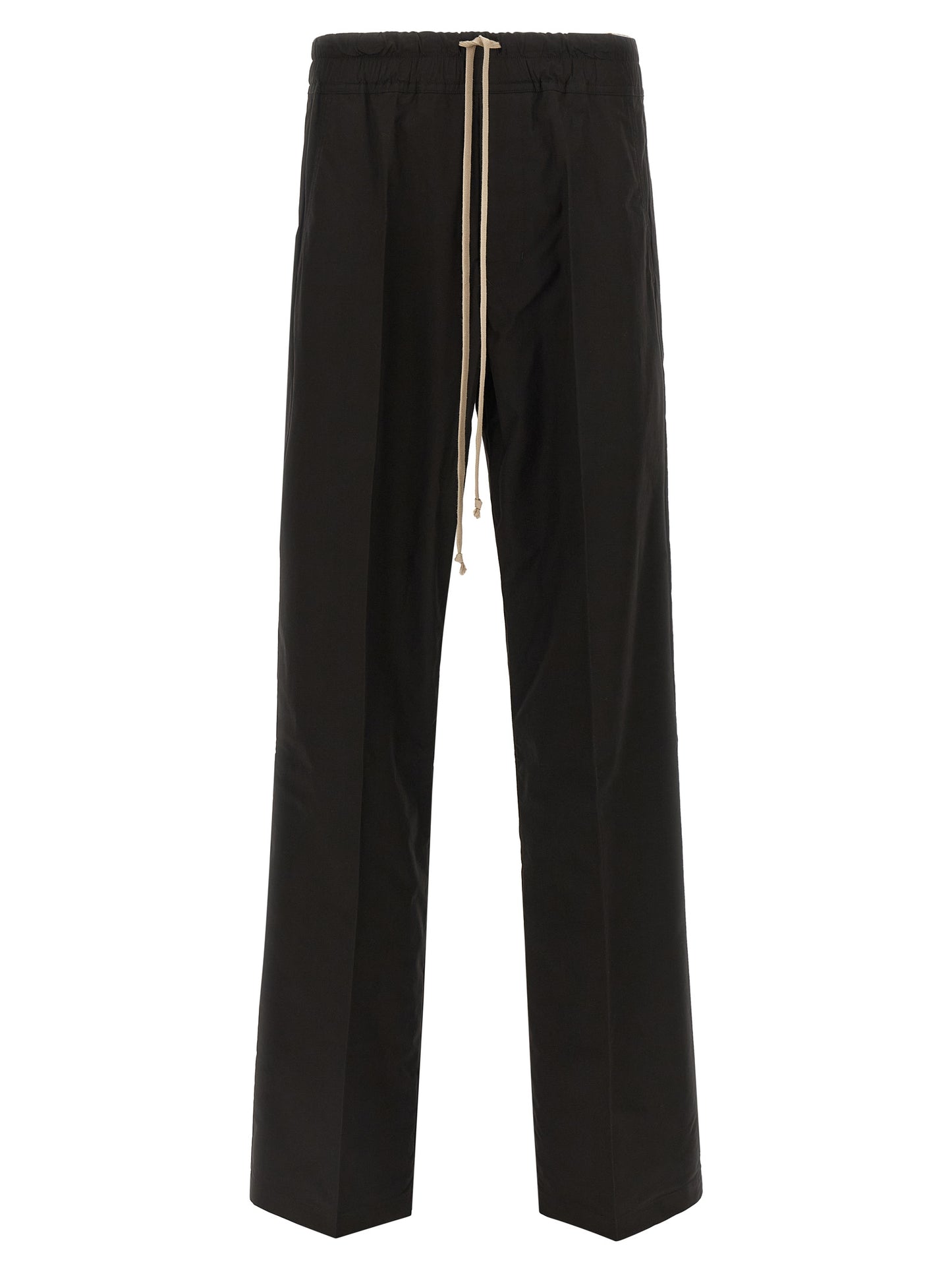 Rick Owens Black Cotton Casual Pants