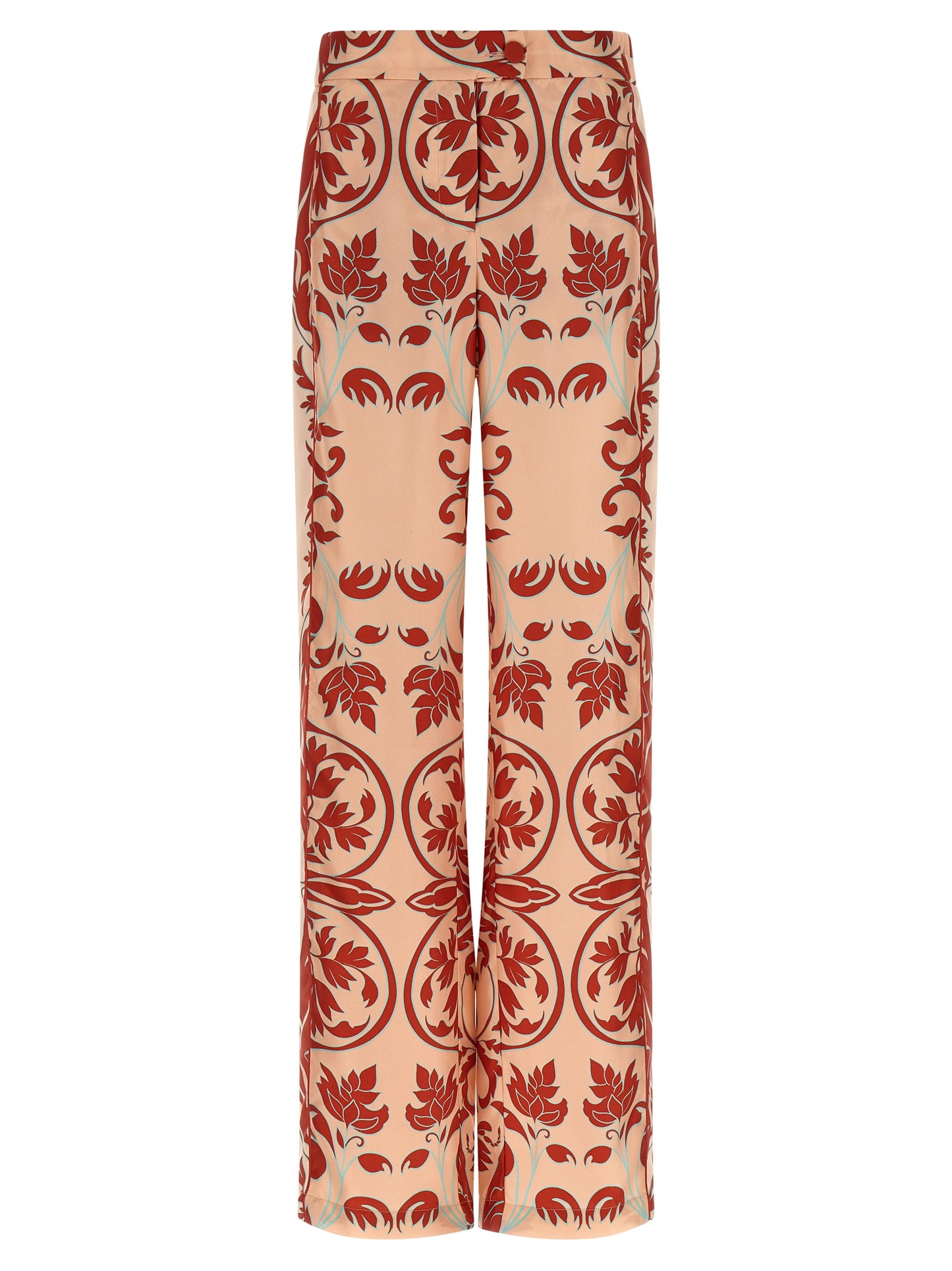 F.R.S. - FOR RESTLESS SLEEPERS Multicolor Silk Casual Pants