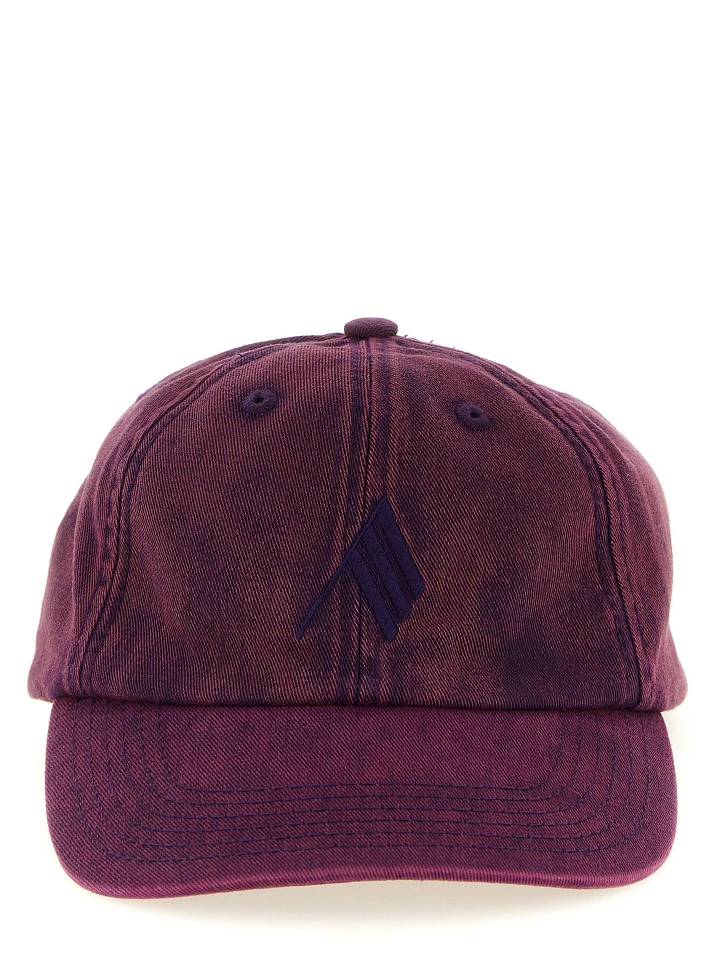 The Attico Purple Cotton Cap (Baseball Hat)