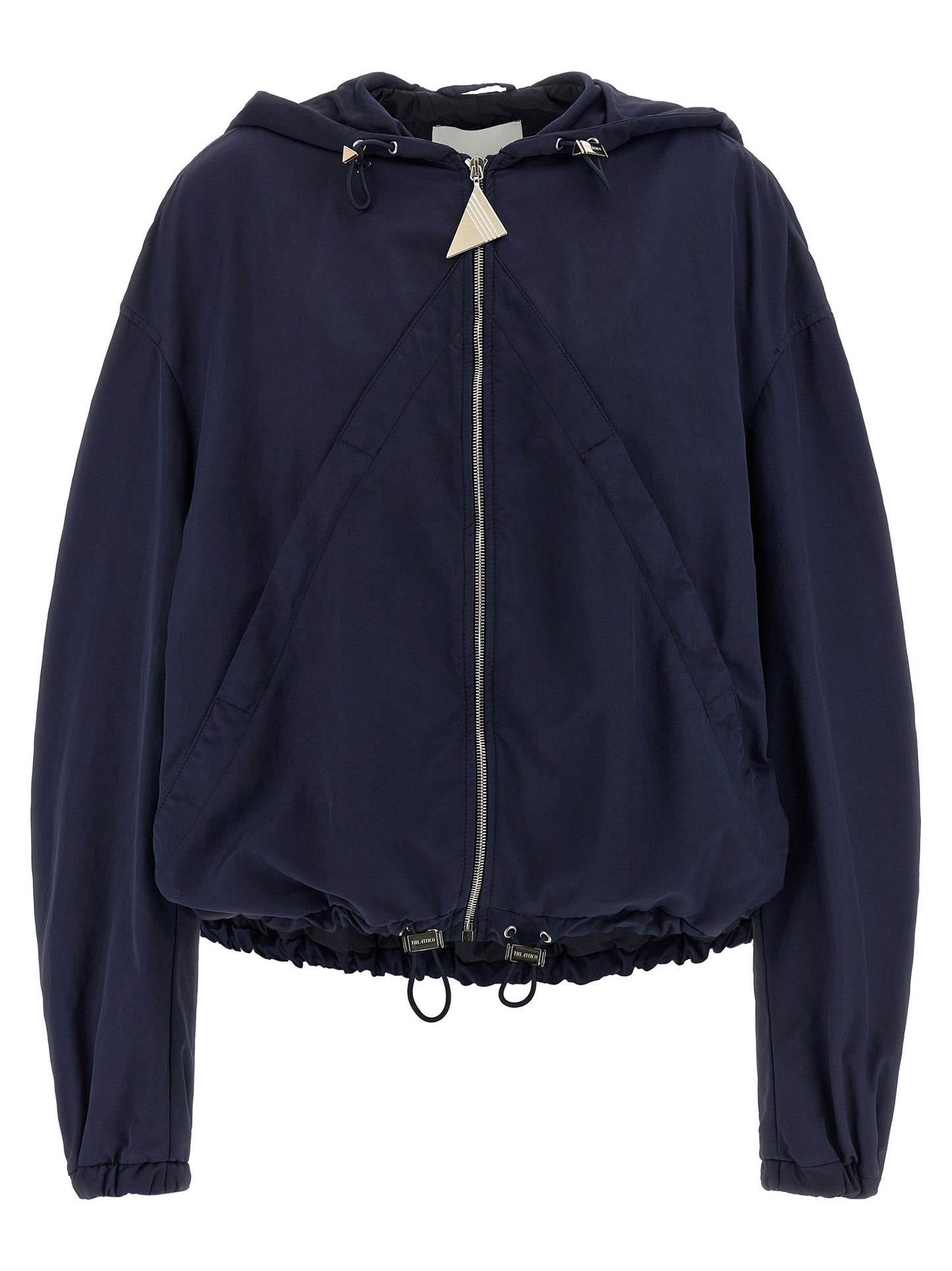 The Attico Blue Polyamide Bomber