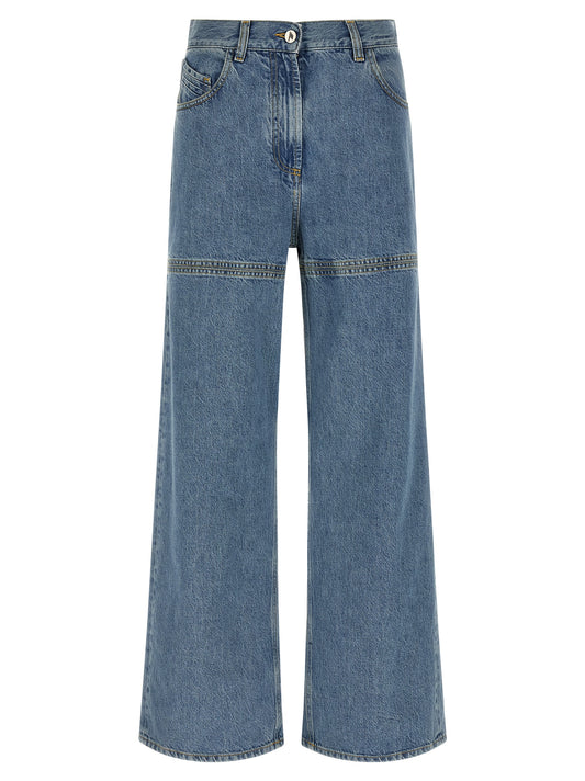The Attico Blue Cotton Jeans Denim