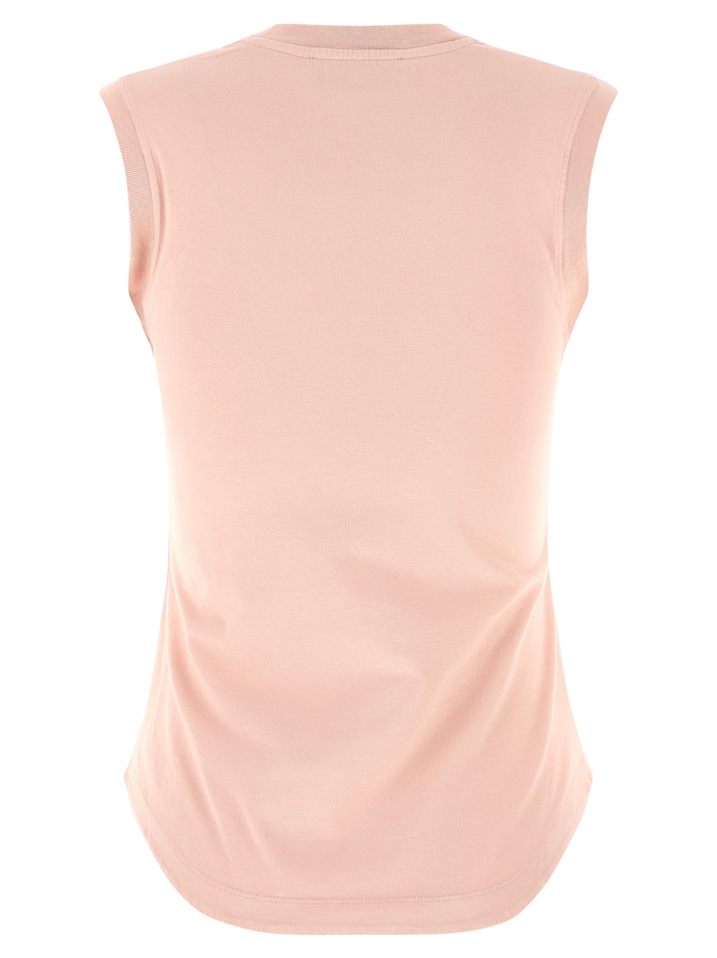 The Attico Multicolor Cotton Sleeveles T-Shirt