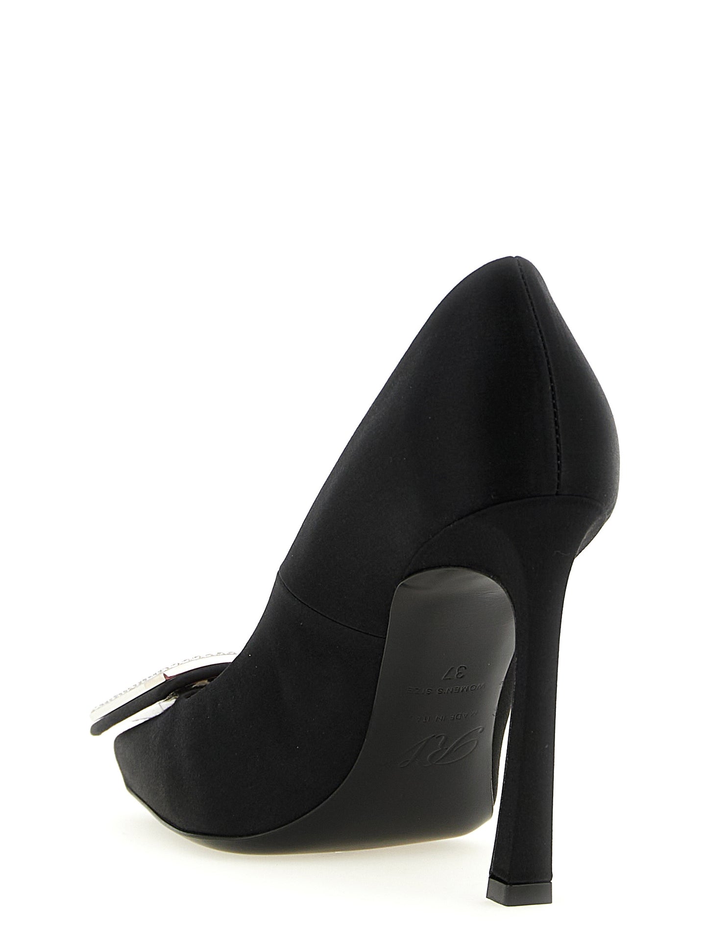 Roger Vivier Black Viscose High Heel Pumps