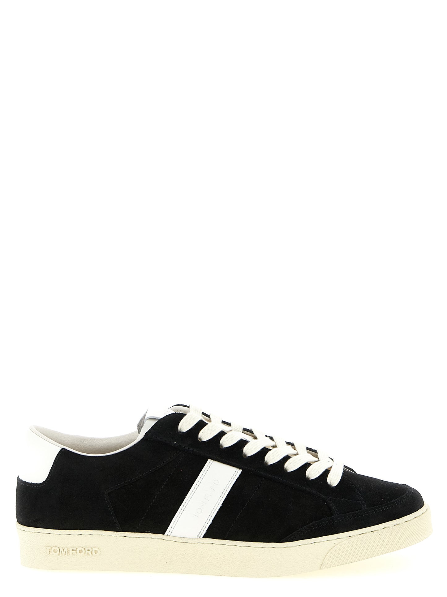 Tom Ford Bicolor Leather Low Top Sneakers