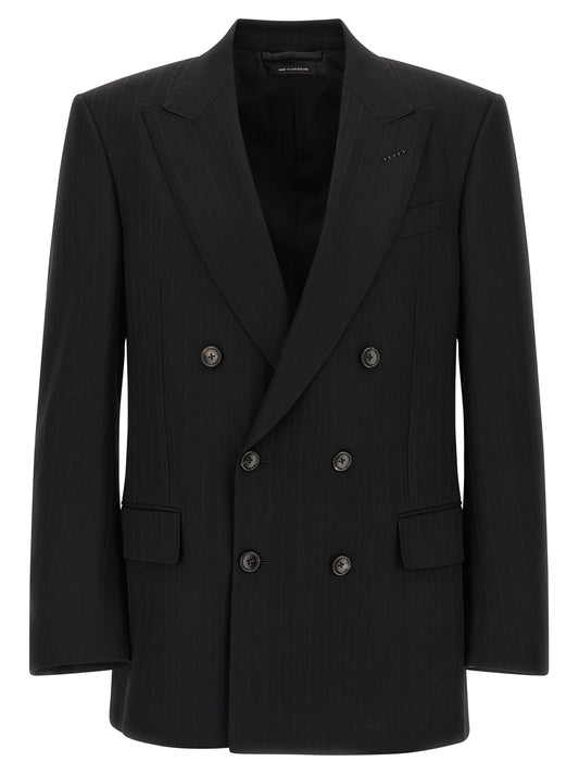 Tom Ford Black Wool Blazer
