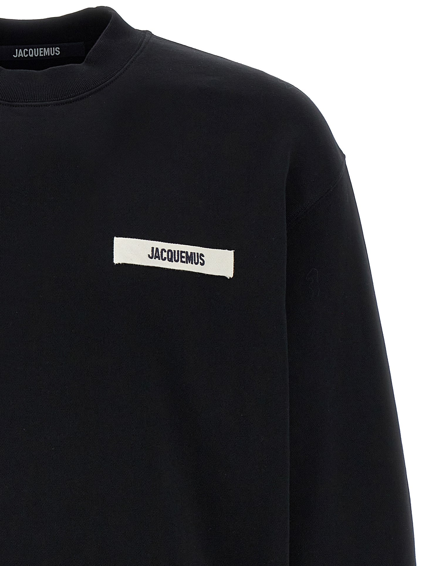 Jacquemus Black Cotton Sweatshirt