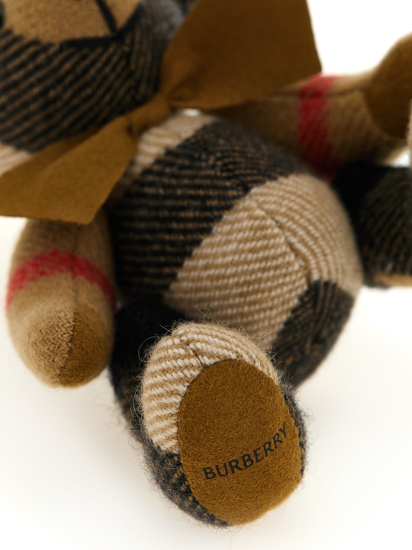 Burberry Beige Cashmere Keychain