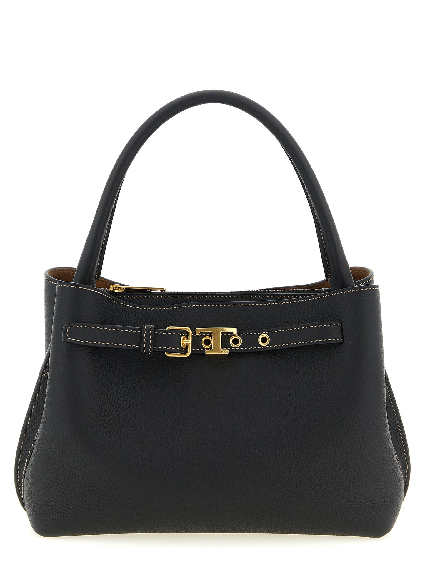 Tod's Black Calfskin Handbag