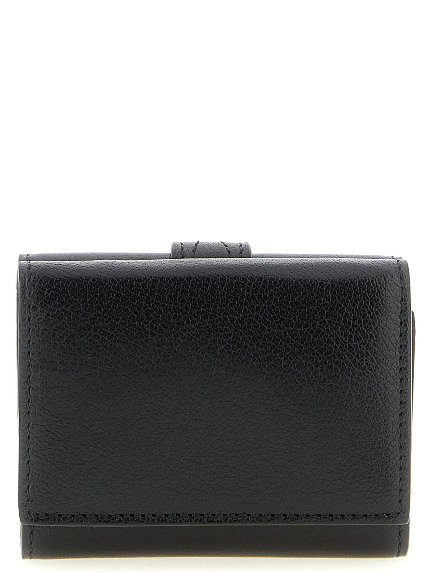 Chloé Black Buffalo Leather Cardholder