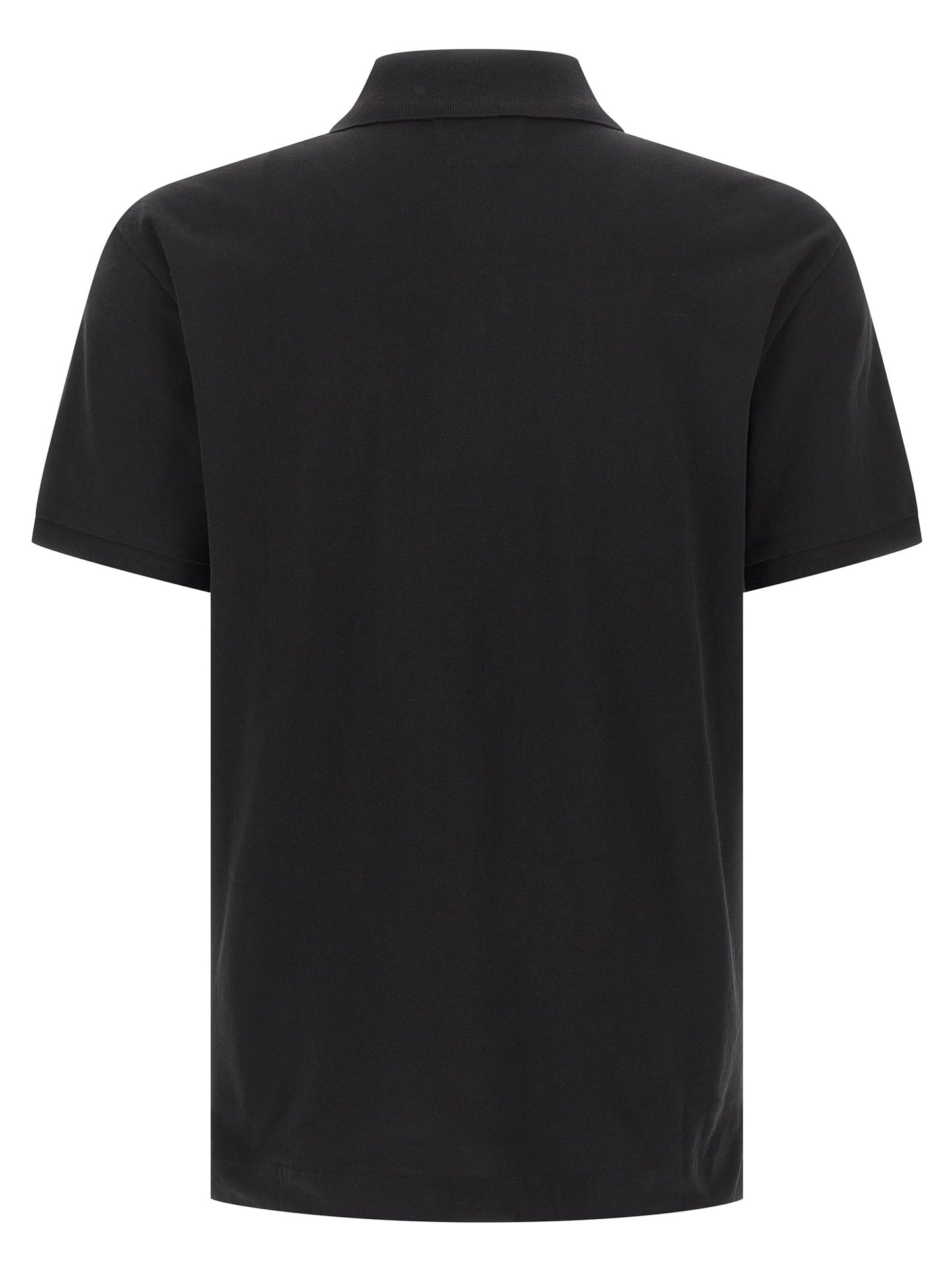 C.P. Company Black Cotton Polo Shirt