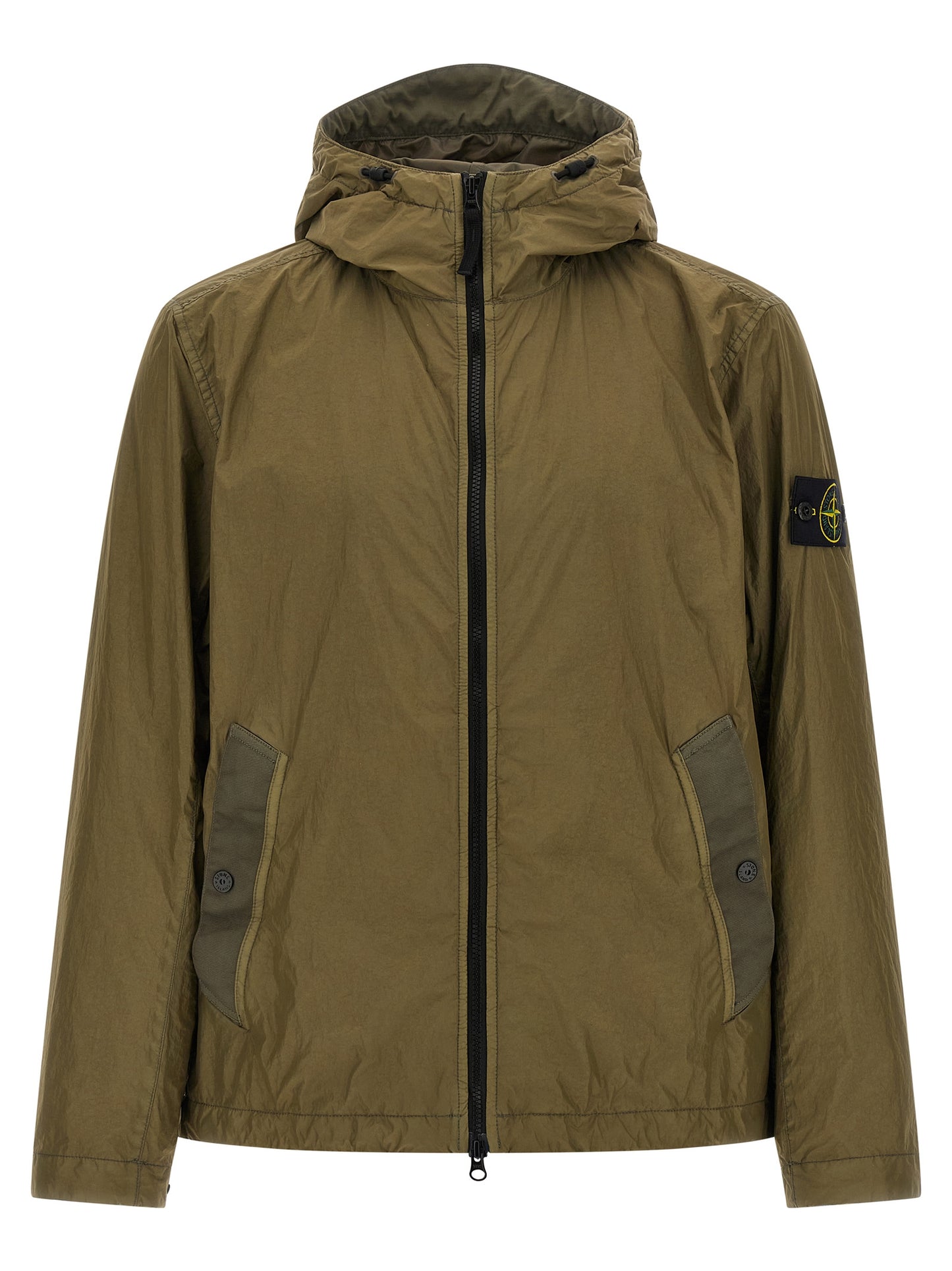 Stone Island Bicolor Polyamide Shell Jacket