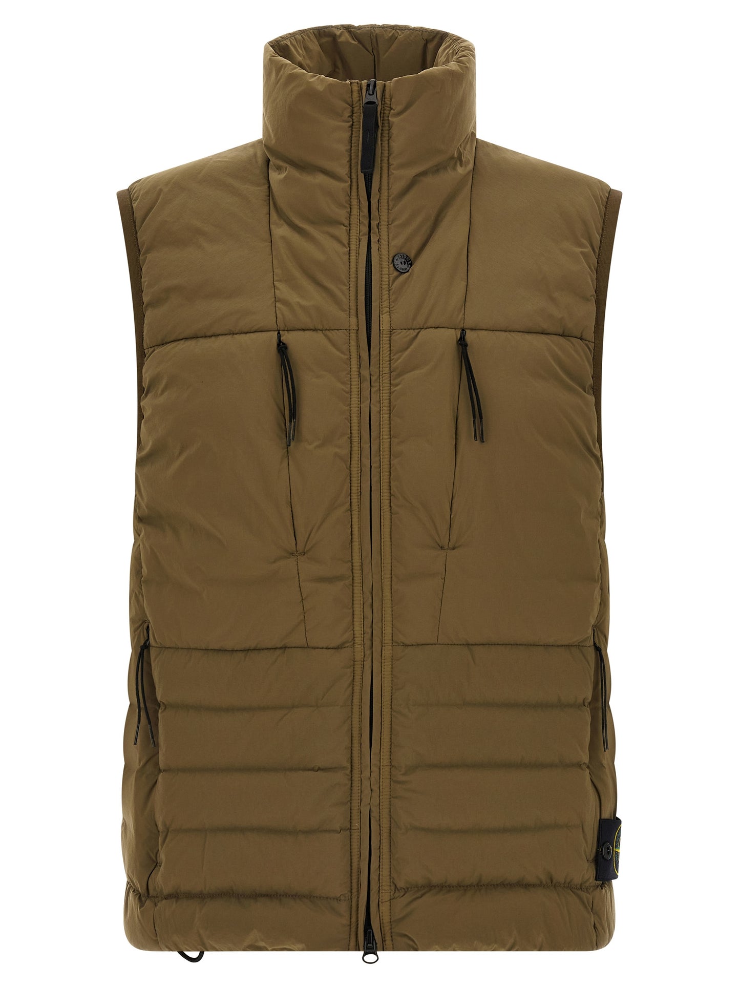 Stone Island Bicolor Polyamide Sleeveless Jacket