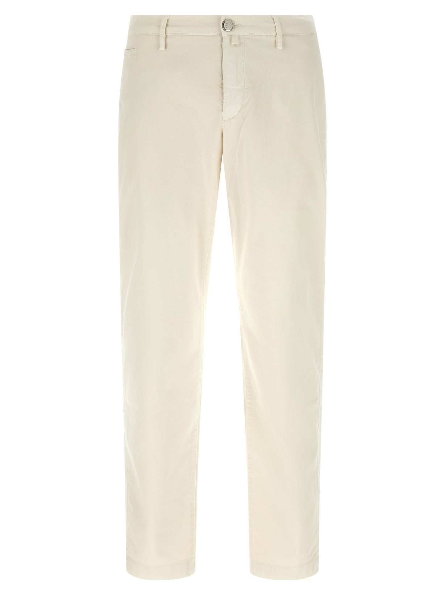 Jacob Cohen White Cotton Chino Pants