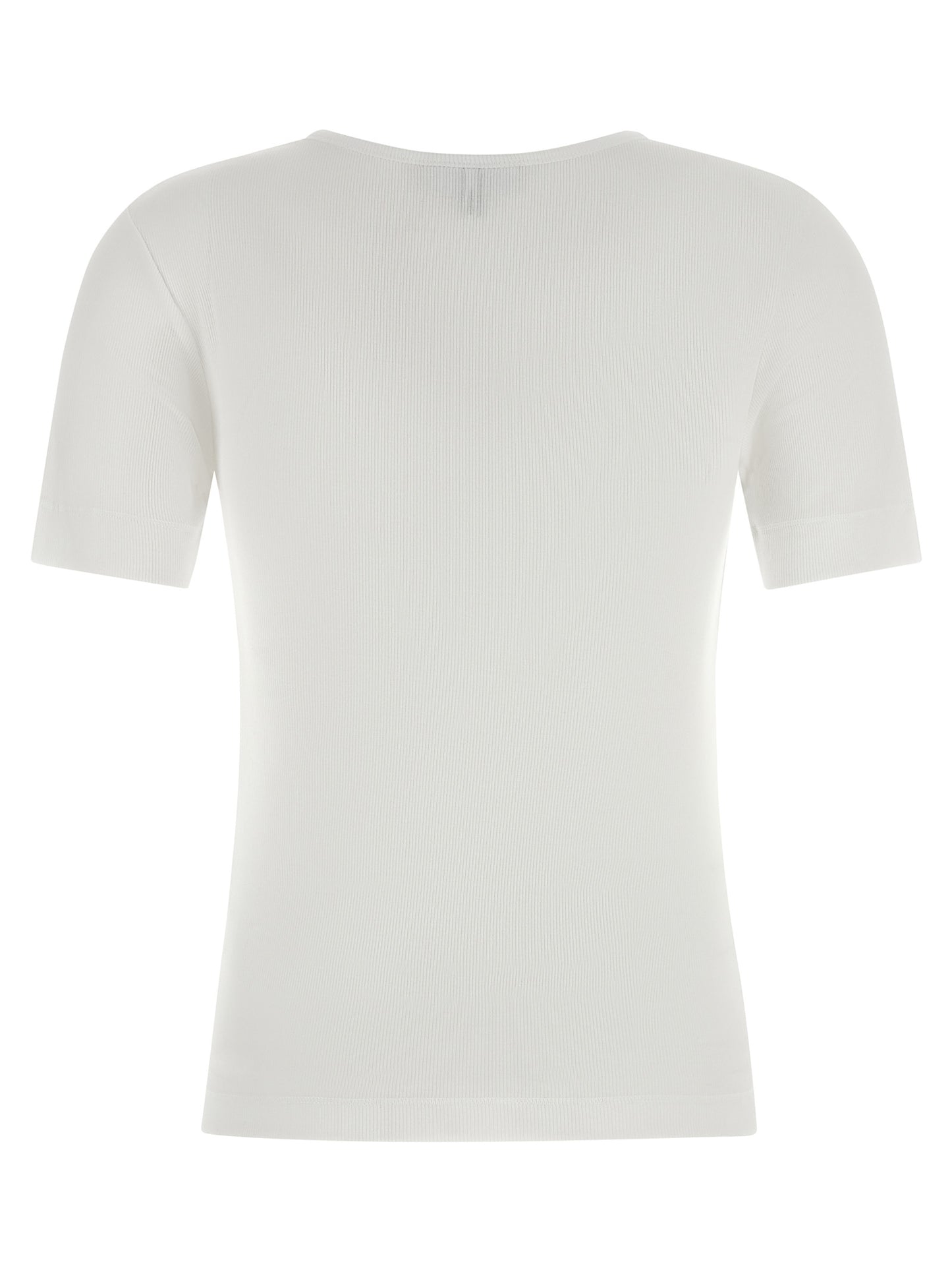Ganni White Organic Cotton T-Shirt