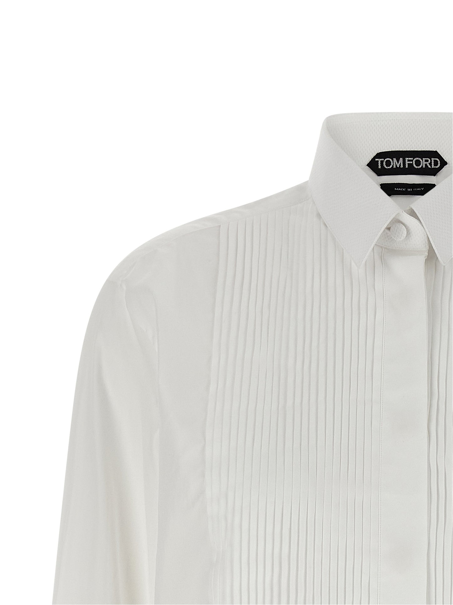 Tom Ford White Cotton Blouse