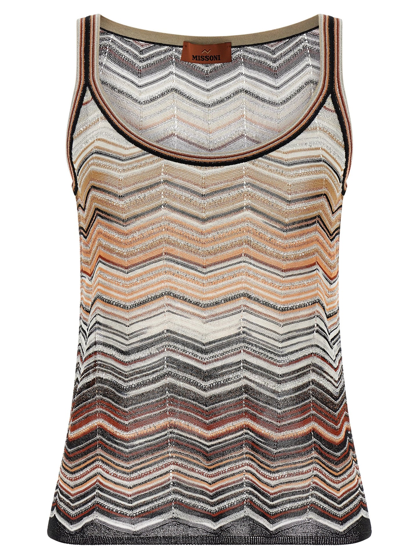 Missoni Multicolor Viscose Tank Tops