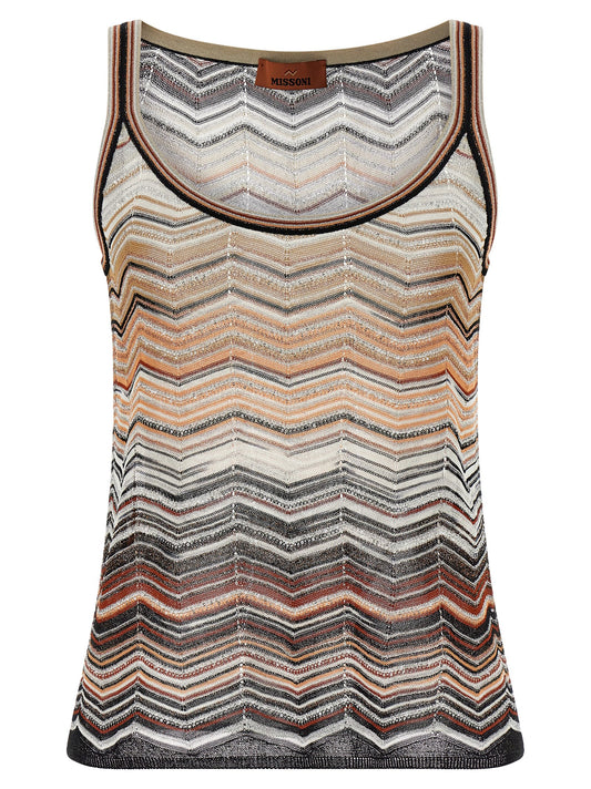 Missoni Multicolor Viscose Tank Tops