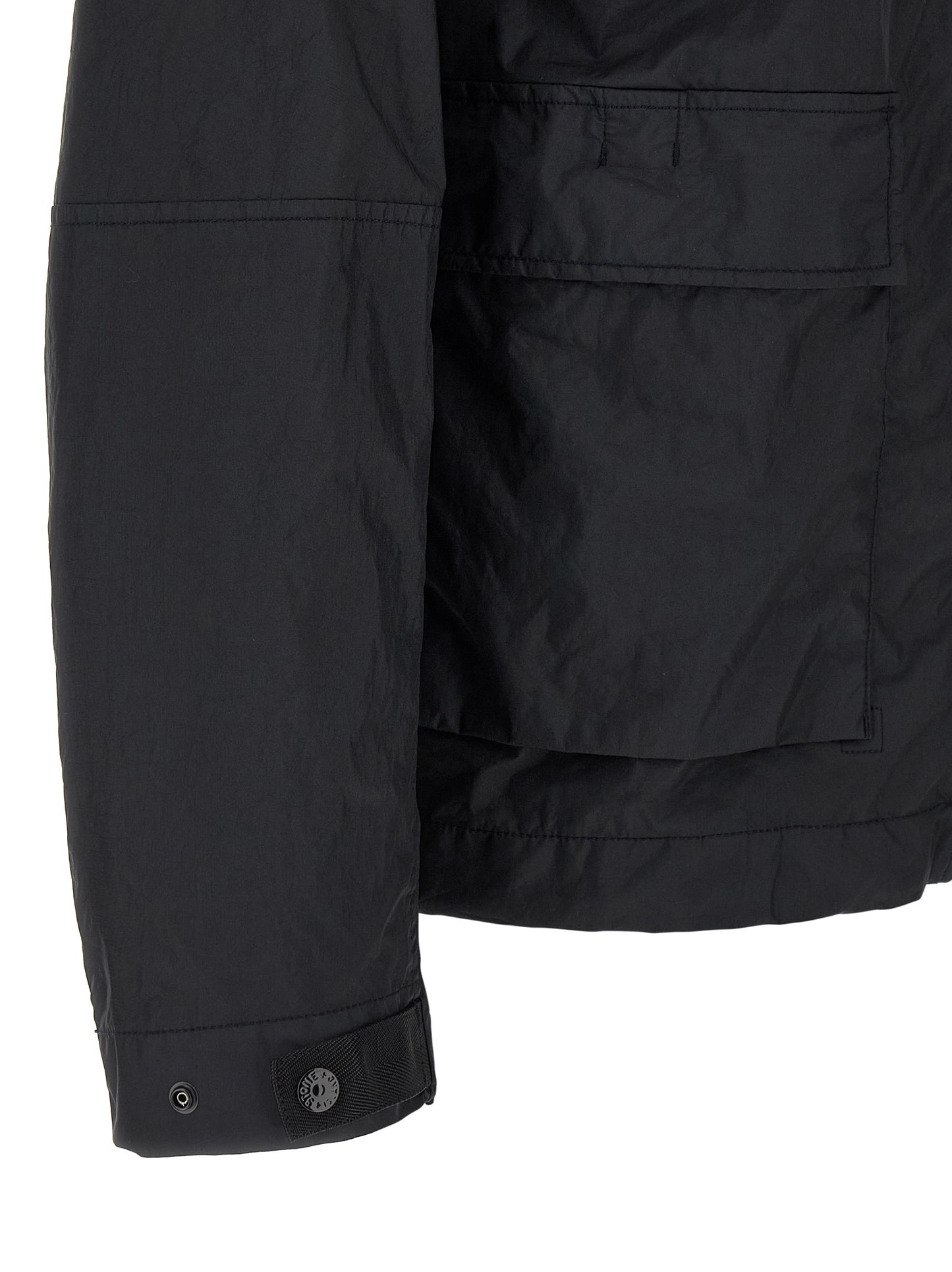 Stone Island Blue Polyamide Shell Jacket