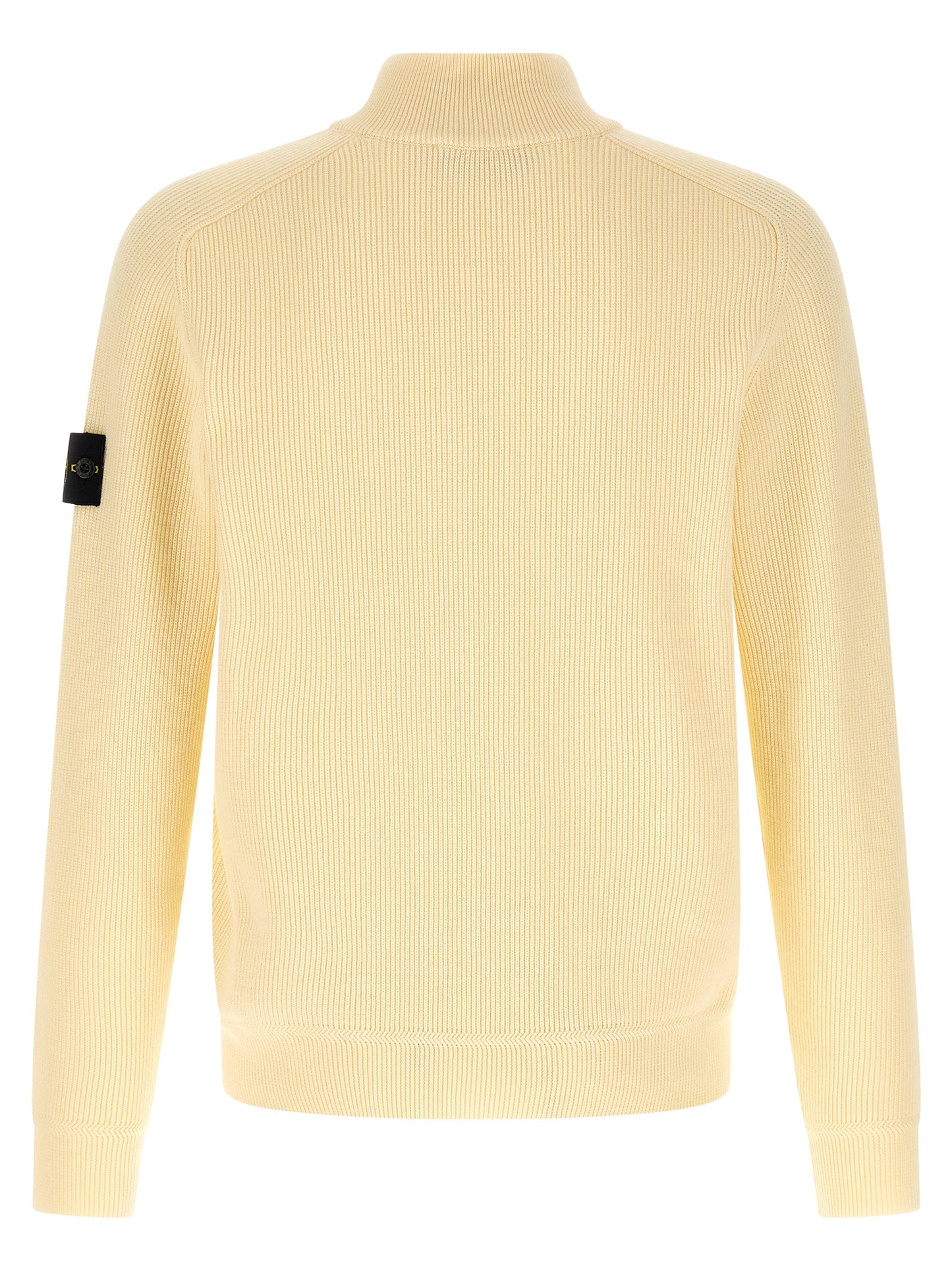 Stone Island Beige Cotton Cardigan