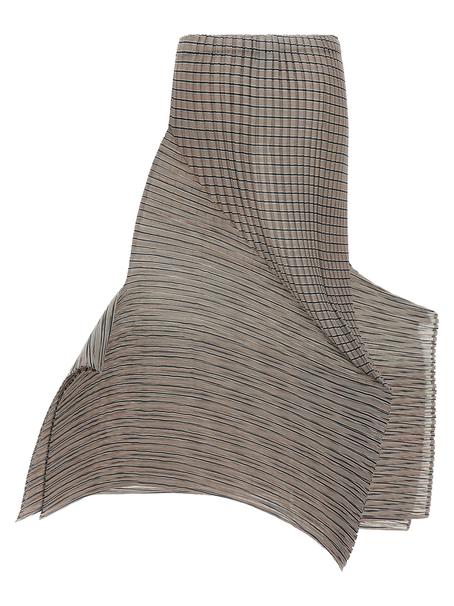 Issey Miyake Brown Polyester Mini Skirt
